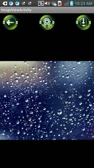 Rain Water Theme Wallpaper screenshot 4