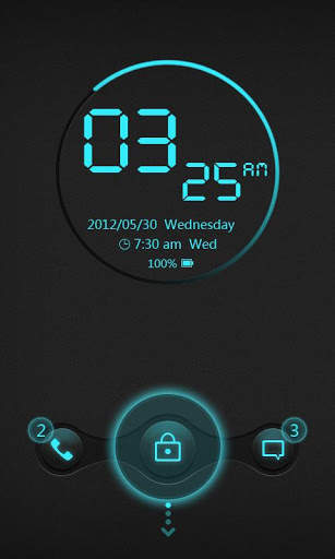 Cyrix GO Locker Theme 3 تصوير الشاشة