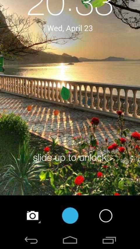 Spring live wallpaper lock स्क्रीनशॉट 5