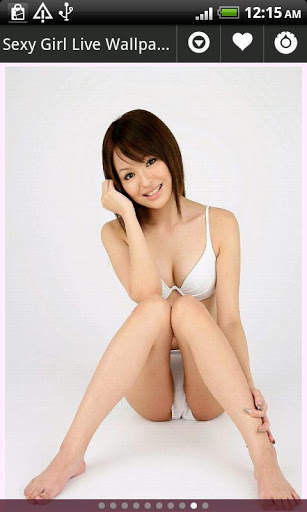 Sexy Girl Live Wallpaper screenshot 1