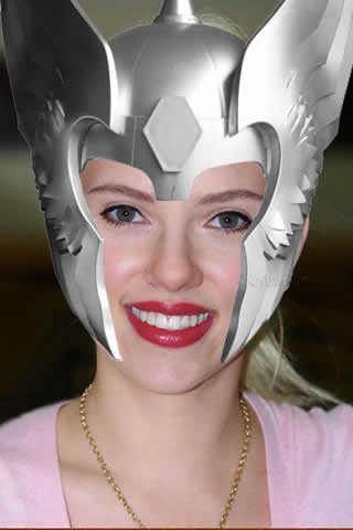 Superhero Face Mask Photo Edit screenshot 2