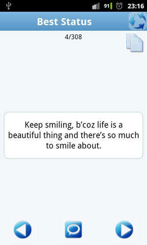 Statuses & Quotes for Facebook screenshot 3