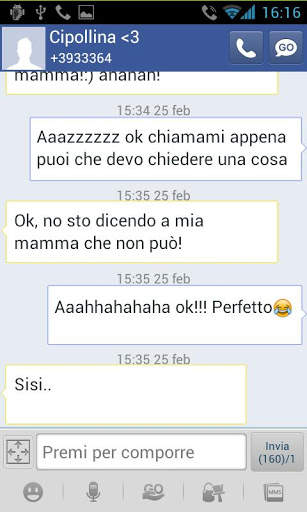 GO SMS pro Facebook FREE screenshot 2