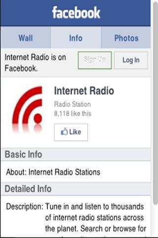 Internet Radio 3 تصوير الشاشة