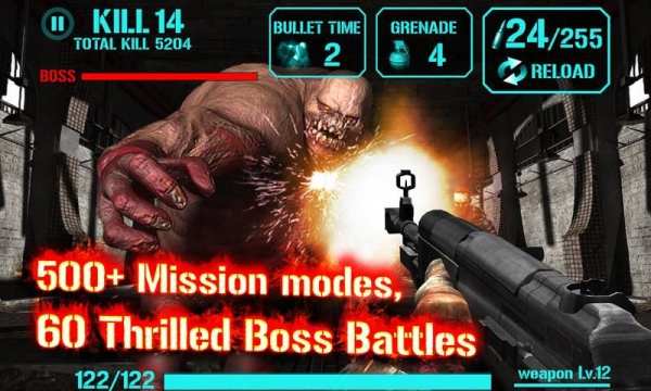 GUN ZOMBIE : HELLGATE स्क्रीनशॉट 4