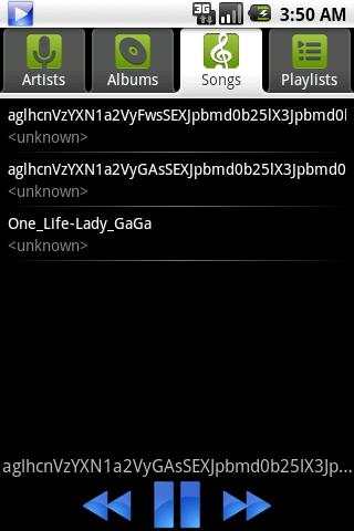 Kiss Music Player screenshot 1