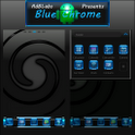 Blue Chrome Go Launcher EX icon
