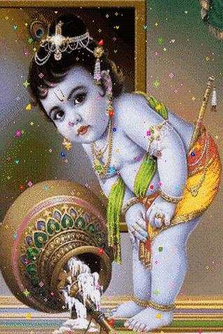 Baby Krishna Live Wallpaper screenshot 1