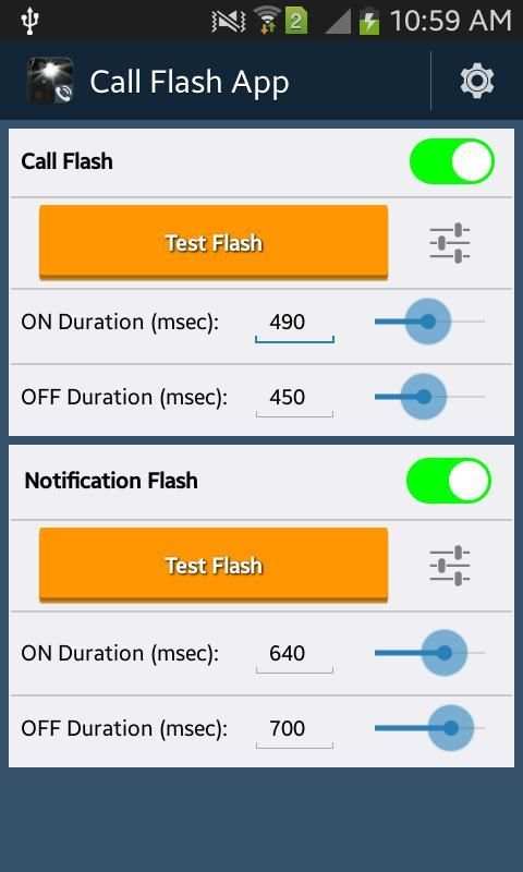 Call Flash Light App स्क्रीनशॉट 6