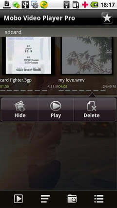 Mobo Video Player Pro screenshot 1