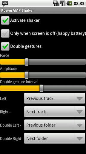PowerAMP Shaker DEMO screenshot 1