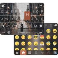 Rainy NewYork iKeyboard Theme