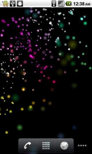 Solar Wind Live Wallpaper screenshot 2