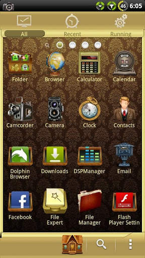 Vintage GO Launcher Theme screenshot 2