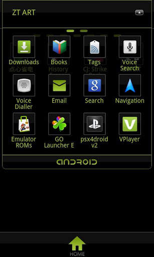 C.Black Theme GO Launcher EX screenshot 4
