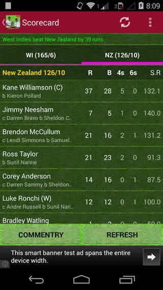 Cricket Live - Scores screenshot 2