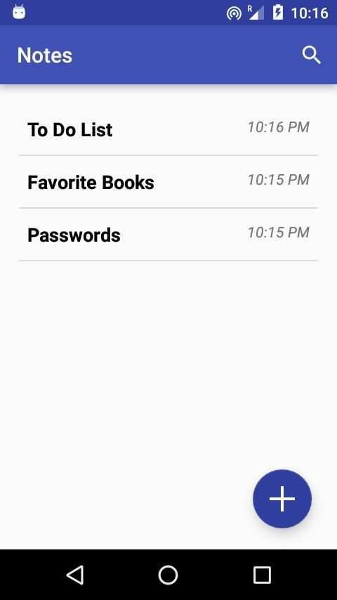 Self Chat - Notes screenshot 1