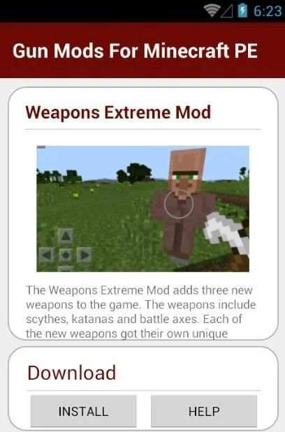 Gun Mods For Minecraft PE скриншот 2
