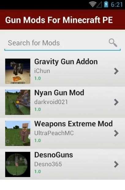 Gun Mods For Minecraft PE скриншот 5