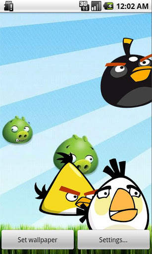 Angry Birds Live Wallpaper screenshot 1