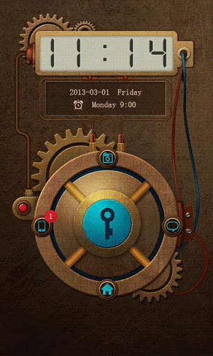 ZH-steampunk GO Locker Theme screenshot 1