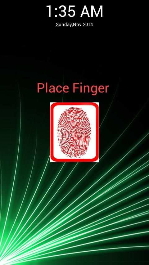 Finger Print Screen Lock Prank स्क्रीनशॉट 4