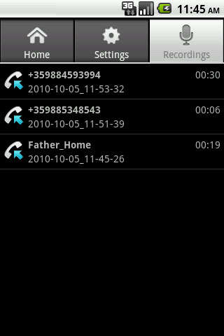 Call Recorder Free screenshot 2