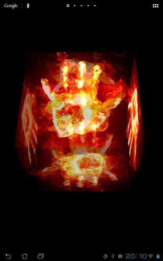 Fire Touch 3D Live Wallpaper screenshot 1
