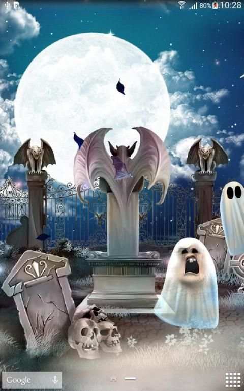 Halloween Live Wallpaper स्क्रीनशॉट 6