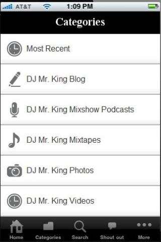DJ Mr. King Mobile App screenshot 1