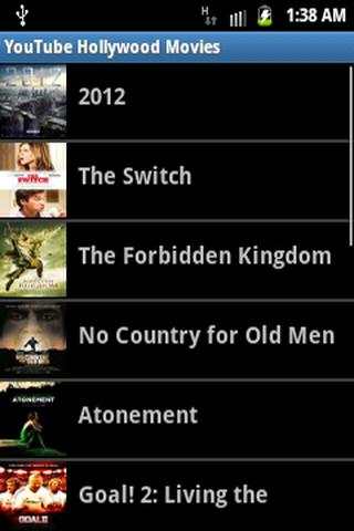 Youtube Hollywood Movies(HD) screenshot 5
