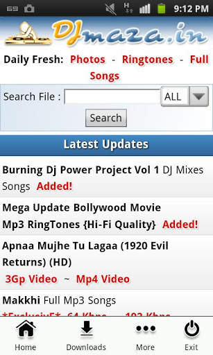 DJmaza Free Mobile Downloading screenshot 2