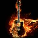 Guitar fire HD live wallpapers