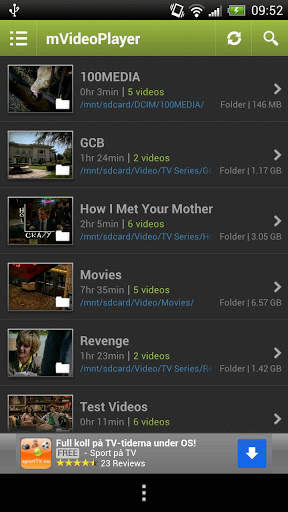mVideoPlayer OId screenshot 1