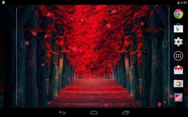 Red Leaves Live WallPaper screenshot 1