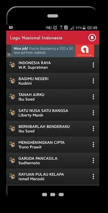 Lagu Nasional Indonesia 4 تصوير الشاشة