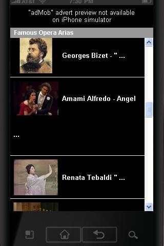 Opera Music screenshot 2