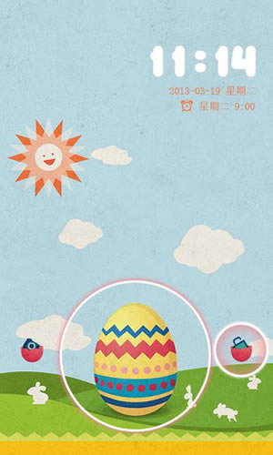 Happy Easter GO Locker Theme screenshot 1