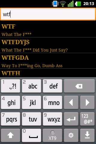 Dictionary for Facebook screenshot 1