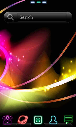 Go Launcher Galaxy3 Neon Theme screenshot 1