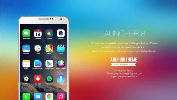8 Launcher screenshot 1
