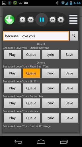 Song downloader screenshot 2