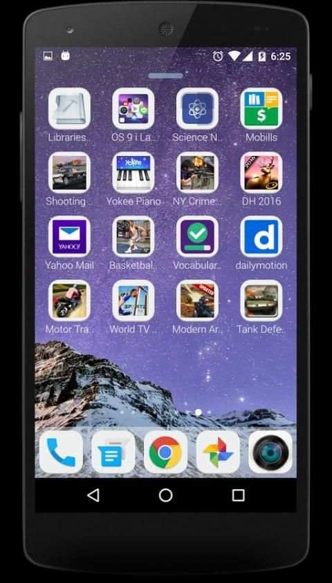 OS 9 i Launcher 6 تصوير الشاشة