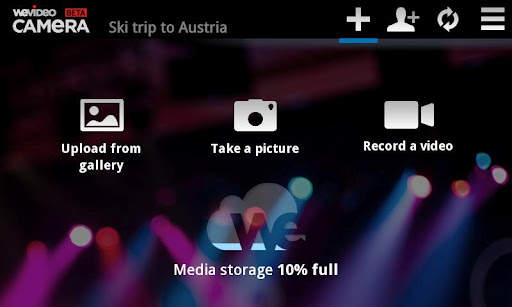 WeVideo Camera screenshot 1