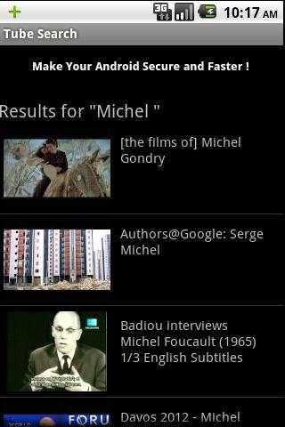 You Tube Search screenshot 2