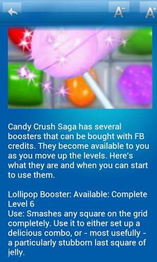 Candy Crush Saga Guide screenshot 2