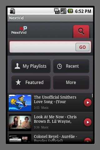 NextVid - YouTube player screenshot 1