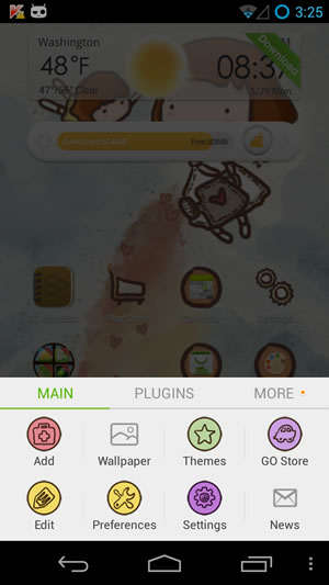 Z Love Theme GO Launcher EX screenshot 4