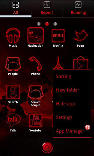 GO Launcher Galaxy S3 theme RD screenshot 5