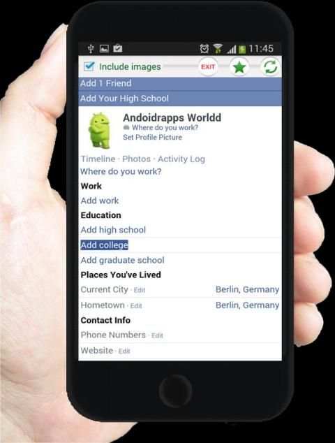 Fast Facebook screenshot 2